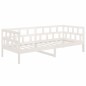 vidaXL Sofá cama madera maciza de pino blanco 90x190 cm vidaXL Sofá cama madera maciza de pino blanco 90x190 cm