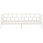 vidaXL Sofá cama madera maciza de pino blanco 90x190 cm vidaXL Sofá cama madera maciza de pino blanco 90x190 cm