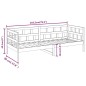 vidaXL Sofá cama madera maciza de pino blanco 90x190 cm vidaXL Sofá cama madera maciza de pino blanco 90x190 cm