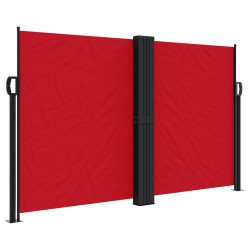 vidaXL Toldo lateral retráctil rojo 140x1200 cm