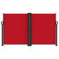 vidaXL Toldo lateral retráctil rojo 140x1200 cm vidaXL Toldo lateral retráctil rojo 140x1200 cm