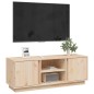 vidaXL Mueble de TV de madera maciza de pino 110x35x40,5 cm vidaXL Mueble de TV de madera maciza de pino 110x35x40,5 cm