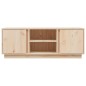 vidaXL Mueble de TV de madera maciza de pino 110x35x40,5 cm vidaXL Mueble de TV de madera maciza de pino 110x35x40,5 cm