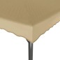 vidaXL Cenador aluminio y acero gris taupé 3x3 m vidaXL Cenador aluminio y acero gris taupé 3x3 m