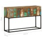 vidaXL Mesa consola de madera maciza reciclada 120x30x75 cm vidaXL Mesa consola de madera maciza reciclada 120x30x75 cm