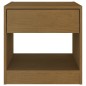 vidaXL Mesita de noche madera maciza de pino marrón miel 40x31x40 cm vidaXL Mesita de noche madera maciza de pino marrón miel 40x31x40 cm