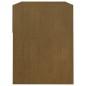 vidaXL Mesita de noche madera maciza de pino marrón miel 40x31x40 cm vidaXL Mesita de noche madera maciza de pino marrón miel 40x31x40 cm