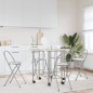 vidaXL Conjunto de comedor plegable 5 piezas MDF vidaXL Conjunto de comedor plegable 5 piezas MDF