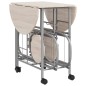 vidaXL Conjunto de comedor plegable 5 piezas MDF vidaXL Conjunto de comedor plegable 5 piezas MDF