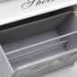 vidaXL Mueble zapatero de madera de Paulownia gris 50x28x58 cm vidaXL Mueble zapatero de madera de Paulownia gris 50x28x58 cm