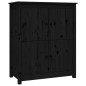 vidaXL Aparador de madera maciza de pino negro 83x41,5x100 cm vidaXL Aparador de madera maciza de pino negro 83x41,5x100 cm