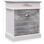 vidaXL Mueble zapatero de madera de Paulownia gris 50x28x58 cm vidaXL Mueble zapatero de madera de Paulownia gris 50x28x58 cm