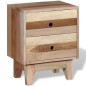 vidaXL Mesita de noche de madera reciclada maciza vidaXL Mesita de noche de madera reciclada maciza