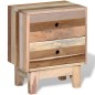 vidaXL Mesita de noche de madera reciclada maciza vidaXL Mesita de noche de madera reciclada maciza