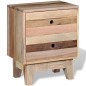 vidaXL Mesita de noche de madera reciclada maciza vidaXL Mesita de noche de madera reciclada maciza