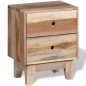 vidaXL Mesita de noche de madera reciclada maciza vidaXL Mesita de noche de madera reciclada maciza