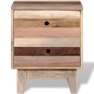 vidaXL Mesita de noche de madera reciclada maciza vidaXL Mesita de noche de madera reciclada maciza