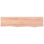 vidaXL Estante de pared madera de roble tratada marrón claro 80x20x4cm vidaXL Estante de pared madera de roble tratada marrón claro 80x20x4cm