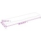 vidaXL Estante de pared madera de roble tratada marrón claro 80x20x4cm vidaXL Estante de pared madera de roble tratada marrón claro 80x20x4cm