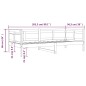 vidaXL Sofá cama madera maciza de pino marrón miel 90x200 cm vidaXL Sofá cama madera maciza de pino marrón miel 90x200 cm