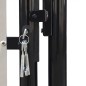 vidaXL Puerta de valla de jardín negra 100x175 cm vidaXL Puerta de valla de jardín negra 100x175 cm
