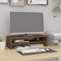 vidaXL Soporte monitor madera maciza pino marrón miel (52-101)x22x14cm vidaXL Soporte monitor madera maciza pino marrón miel (52-101)x22x14cm
