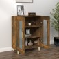 vidaXL Aparador de madera de ingeniería roble ahumado 69,5x34x90 cm