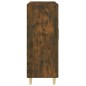 vidaXL Aparador de madera de ingeniería roble ahumado 69,5x34x90 cm