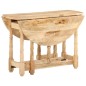 vidaXL Mesa de comedor redonda de madera maciza de mango 110x76 cm vidaXL Mesa de comedor redonda de madera maciza de mango 110x76 cm