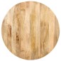 vidaXL Mesa de comedor redonda de madera maciza de mango 110x76 cm vidaXL Mesa de comedor redonda de madera maciza de mango 110x76 cm