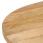 vidaXL Mesa de comedor redonda de madera maciza de mango 110x76 cm vidaXL Mesa de comedor redonda de madera maciza de mango 110x76 cm