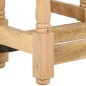 vidaXL Mesa de comedor redonda de madera maciza de mango 110x76 cm vidaXL Mesa de comedor redonda de madera maciza de mango 110x76 cm