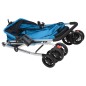 vidaXL Cochecito para perros plegable tela oxford azul 76x50x100 cm