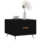 vidaXL Mesa de centro madera de ingeniería negro 50x50x40 cm vidaXL Mesa de centro madera de ingeniería negro 50x50x40 cm