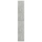 vidaXL Estantería de 5 niveles contrachapada gris hormigón 80x30x189cm vidaXL Estantería de 5 niveles contrachapada gris hormigón 80x30x189cm