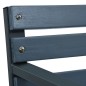 vidaXL Sillas de jardín 2 unidades madera gris vidaXL Sillas de jardín 2 unidades madera gris