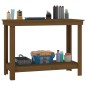 vidaXL Banco de trabajo madera maciza de pino marrón miel 110x50x80 cm vidaXL Banco de trabajo madera maciza de pino marrón miel 110x50x80 cm