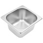 vidaXL Soporte bandeja Gastronorm con 4 bandejas 1/6 acero inoxidable vidaXL Soporte bandeja Gastronorm con 4 bandejas 1/6 acero inoxidable
