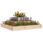 vidaXL Jardinera de madera maciza de pino 80x80x27 cm vidaXL Jardinera de madera maciza de pino 80x80x27 cm