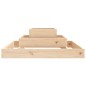 vidaXL Jardinera de madera maciza de pino 80x80x27 cm vidaXL Jardinera de madera maciza de pino 80x80x27 cm