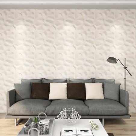vidaXL Paneles de pared 3D 24 unidades 0,5x0,5 m 6 m²