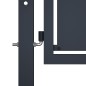 vidaXL Puerta de jardín de acero gris antracita 300x125 cm vidaXL Puerta de jardín de acero gris antracita 300x125 cm