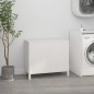 vidaXL Baúl para la colada madera maciza de pino blanco 88,5x44x76 cm vidaXL Baúl para la colada madera maciza de pino blanco 88,5x44x76 cm
