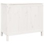 vidaXL Baúl para la colada madera maciza de pino blanco 88,5x44x76 cm vidaXL Baúl para la colada madera maciza de pino blanco 88,5x44x76 cm