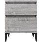 vidaXL Mesita de noche gris Sonoma 40x35x50 cm vidaXL Mesita de noche gris Sonoma 40x35x50 cm