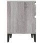 vidaXL Mesita de noche gris Sonoma 40x35x50 cm vidaXL Mesita de noche gris Sonoma 40x35x50 cm