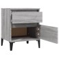 vidaXL Mesita de noche gris Sonoma 40x35x50 cm vidaXL Mesita de noche gris Sonoma 40x35x50 cm