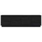 vidaXL Mueble de TV madera maciza de pino negro 156x37x45 cm