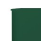 vidaXL Paravientos de 9 paneles tela verde 1200x160 cm vidaXL Paravientos de 9 paneles tela verde 1200x160 cm