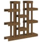 vidaXL Soporte plantas madera maciza pino marrón miel 104,5x25x109,5cm vidaXL Soporte plantas madera maciza pino marrón miel 104,5x25x109,5cm